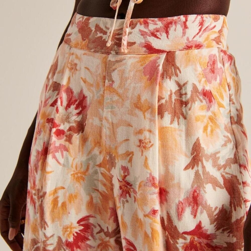 Abercrombie & Fitch Floral Linen Blend Set - Picture 2 of 8